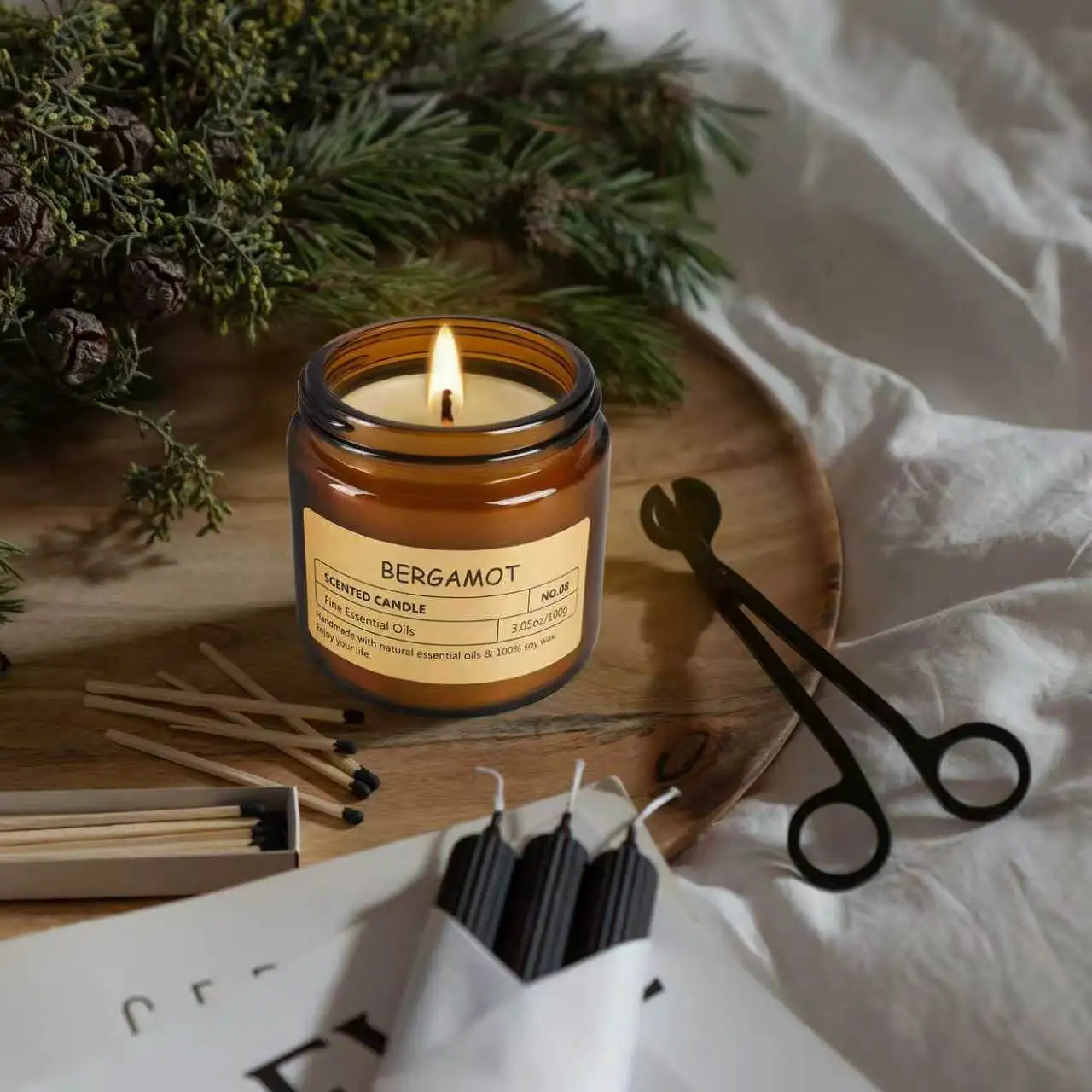 12 Scented Candles (6.4 cm × 6 cm) - 3.5 oz Scented Candles. A Delicate Gift Box Set, Made with Soy Wax and Essential Oils. It Is an Ideal Gift for Women, Teachers, Mothers, Family Members, Friends an image 5