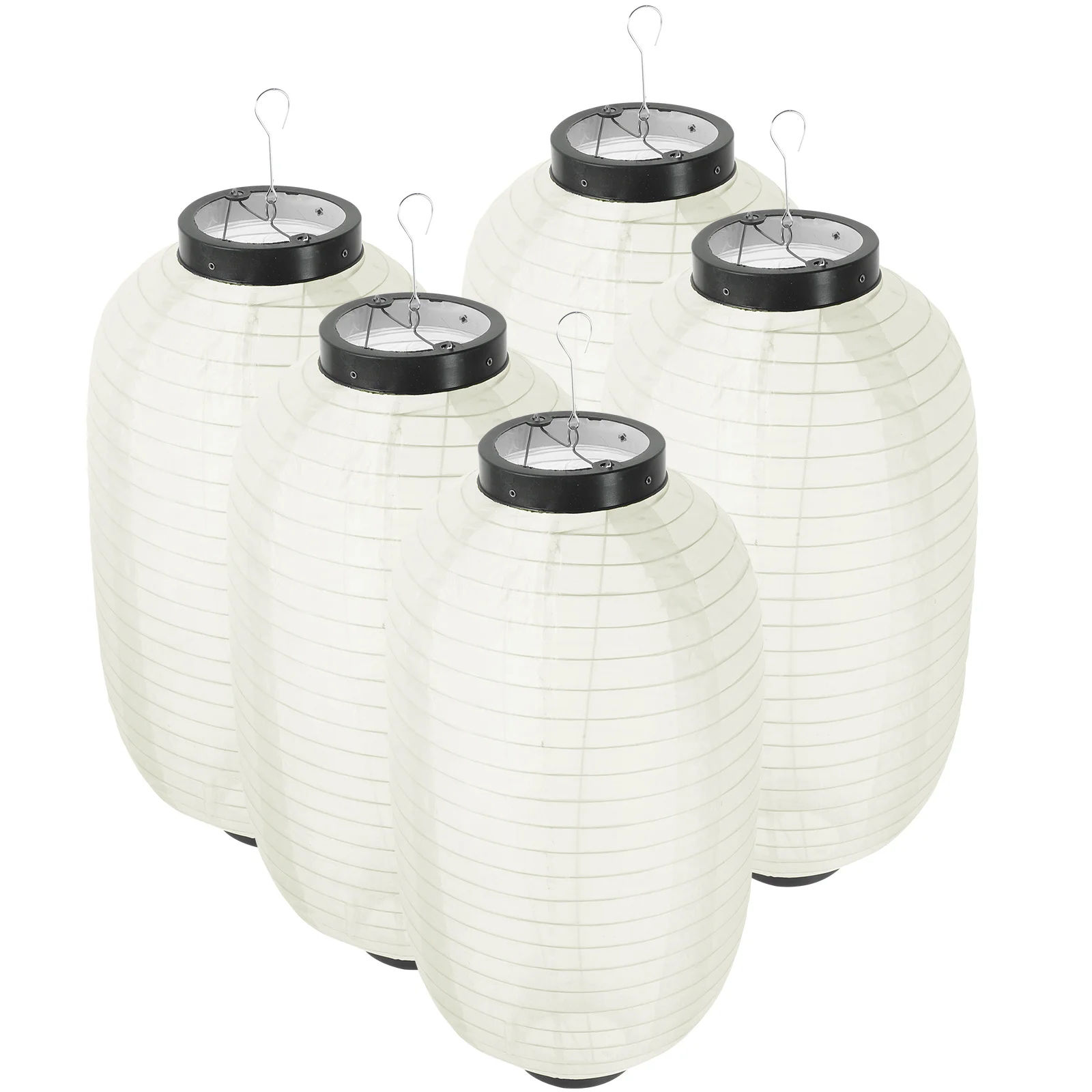 5 Pcs Silk Lantern New Year's Pendant for Spring Festival Decoration Wedding Paper Celebration