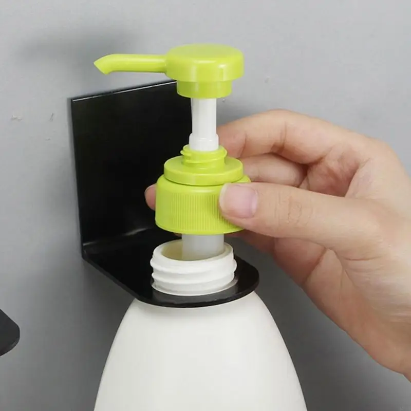 97QD ハンガー ウォール ステッカー シャワージェル ボトル ホルダー シャンプー ハンドソープ フック ホルダー