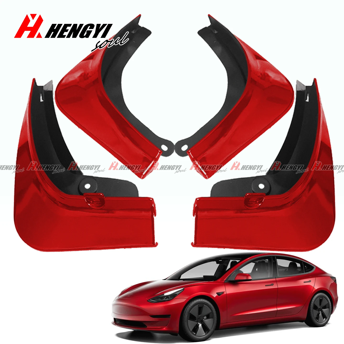 Mudflaps Mud Flaps Splash Guards Mudguards Front Rear Fender Protector For Tesla Model3 2016 2017 2018 2019 2020 2021 2022 2023