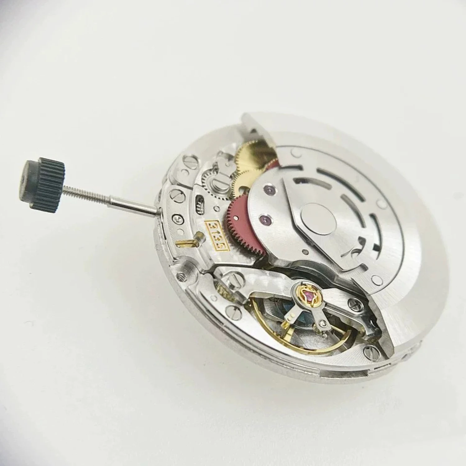 Dandong Factory VSF 3135 Automatic Mechanical Movement Blue Balance Wheel Watch Movement VS 3135 Clean Factory Version With Text image 6