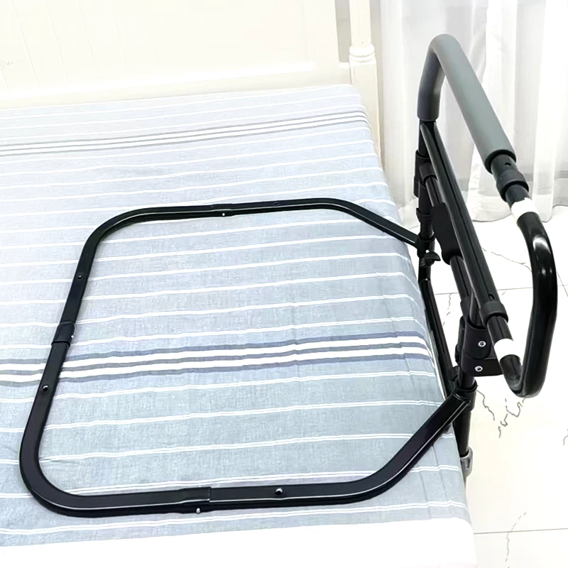 ارتفاع قابل للتعديل سرير قابل للطي درابزين جانبي قابل للطي لكبار السن. #5