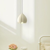 Flower Headboard Chandelier French Cream Wind Bedroom Light Cable Lamp 2024 New Dining Room Triple Chandelier