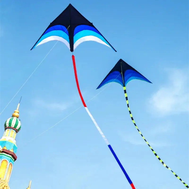 Grandes caudas de pipa voando pipa windsocks pipas arco-íris cauda pipa para crianças jogo ao ar livre brinquedos trocando com corda delta pipas diversão
