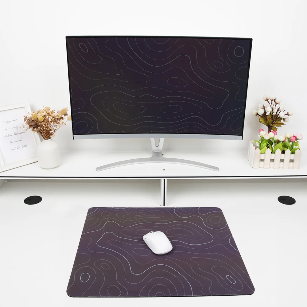 Ice Silk mouse pad - relieves wrist pain from long working hours, non-slip bottom, cool and breathable, suitable for office use