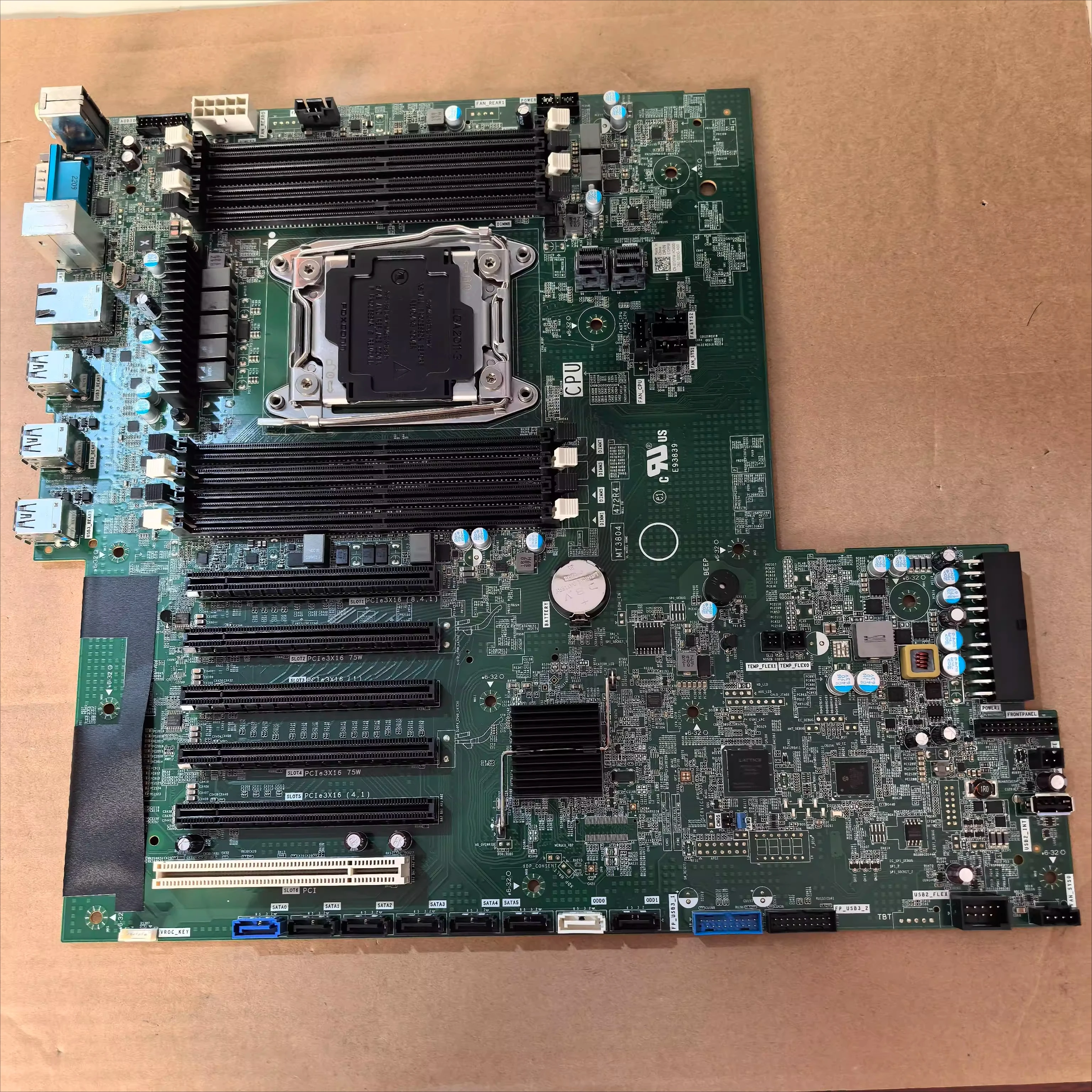 For Dell T5820 P5820X workstation main board NMTF7 72FFW Support 165W TDP CPU