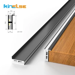 Up Down Glow LED Cabinet Lamp Shelf Layer Built-in Hidden Backlight Aluminum Profiles For 18mm Cupboard Bookshelf Strip Light