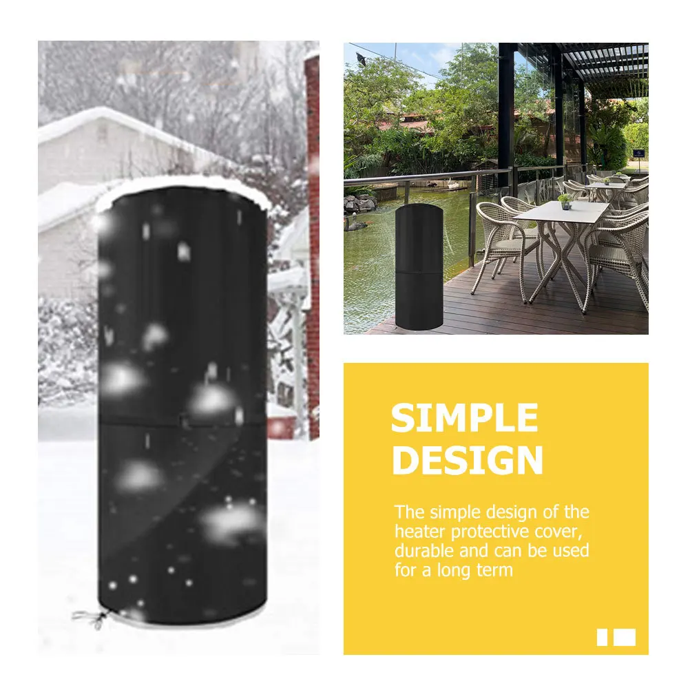 

Heater Protective Cover for Outdoor Patio Garden Heater Heavy Duty Oxford Fabric Shelter from Rain Snow Sun Wind Leaves Dirt