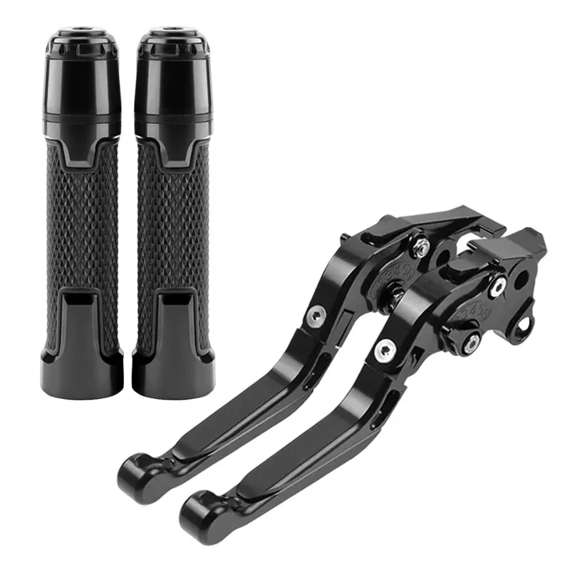 For Suzuki DL1050 V-Strom DL1000XT V-Strom DL1000 V-Strom 02-22 Motorcycle Adjustable Brake Clutch Levers&Handlebar Grips ends