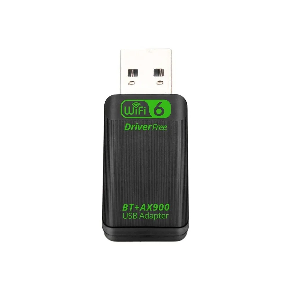 

Creative Plastic WiFi Adapter WiFi 6 AX900 Bluetooth 5.4 WiFi Receiver Mini Size Dual Band USB Network Card Office Home Use