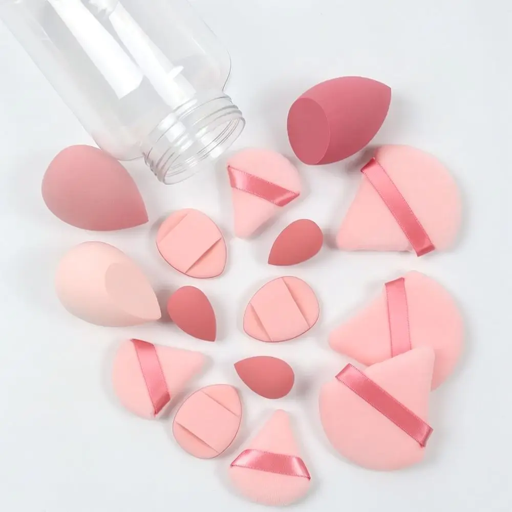 Soft Cosmetic Sponge Blender Set For Makeup Foundation Cream Powder Face Applicator Latex Free Beauty Tools Kit