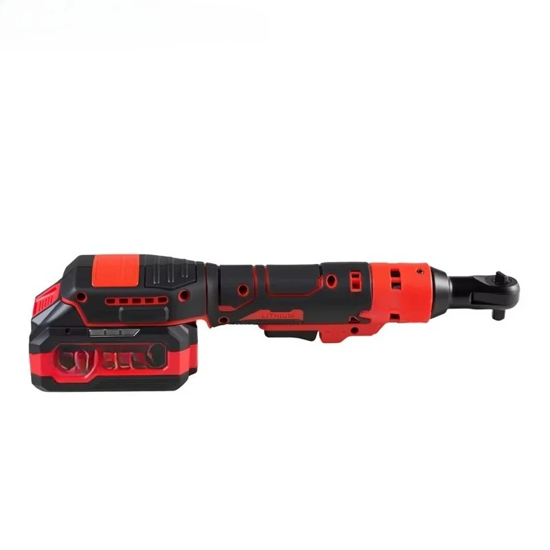 Lithium Ion Torque Wrench, Auto Repair Right Angle Wrench 90 Degree Truss Bracket Household Industrial Grade