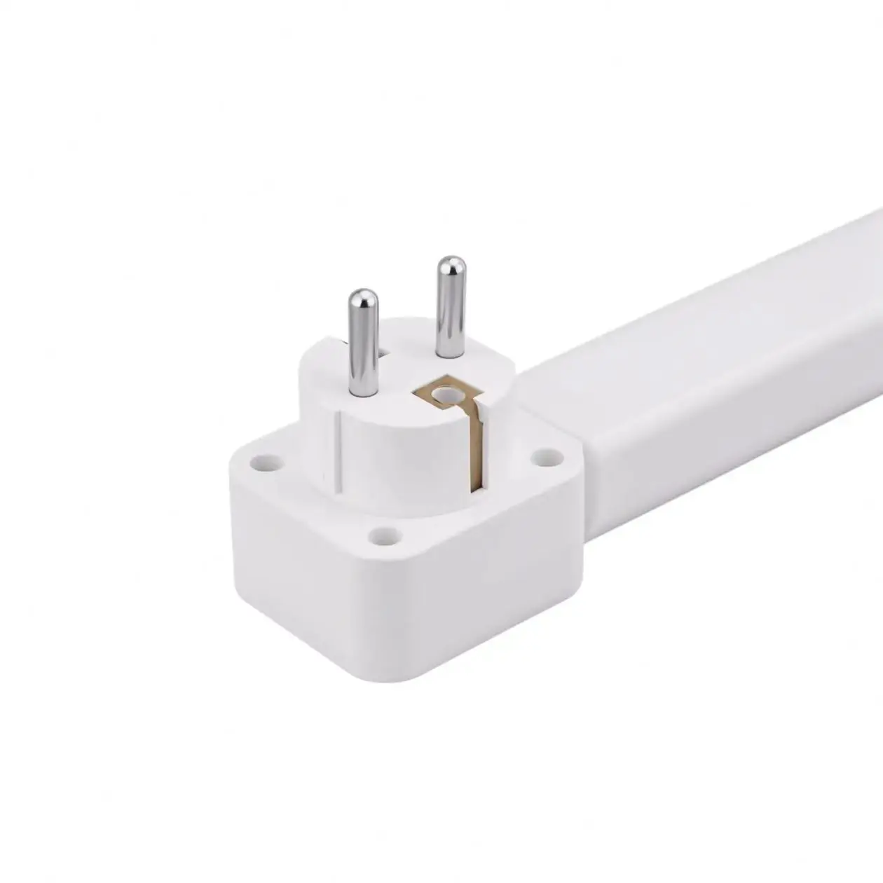 Hot Selling Small EU Standard 360 Degree Rotating Vertical Power Extender with Flame-retardant Plastic Socket