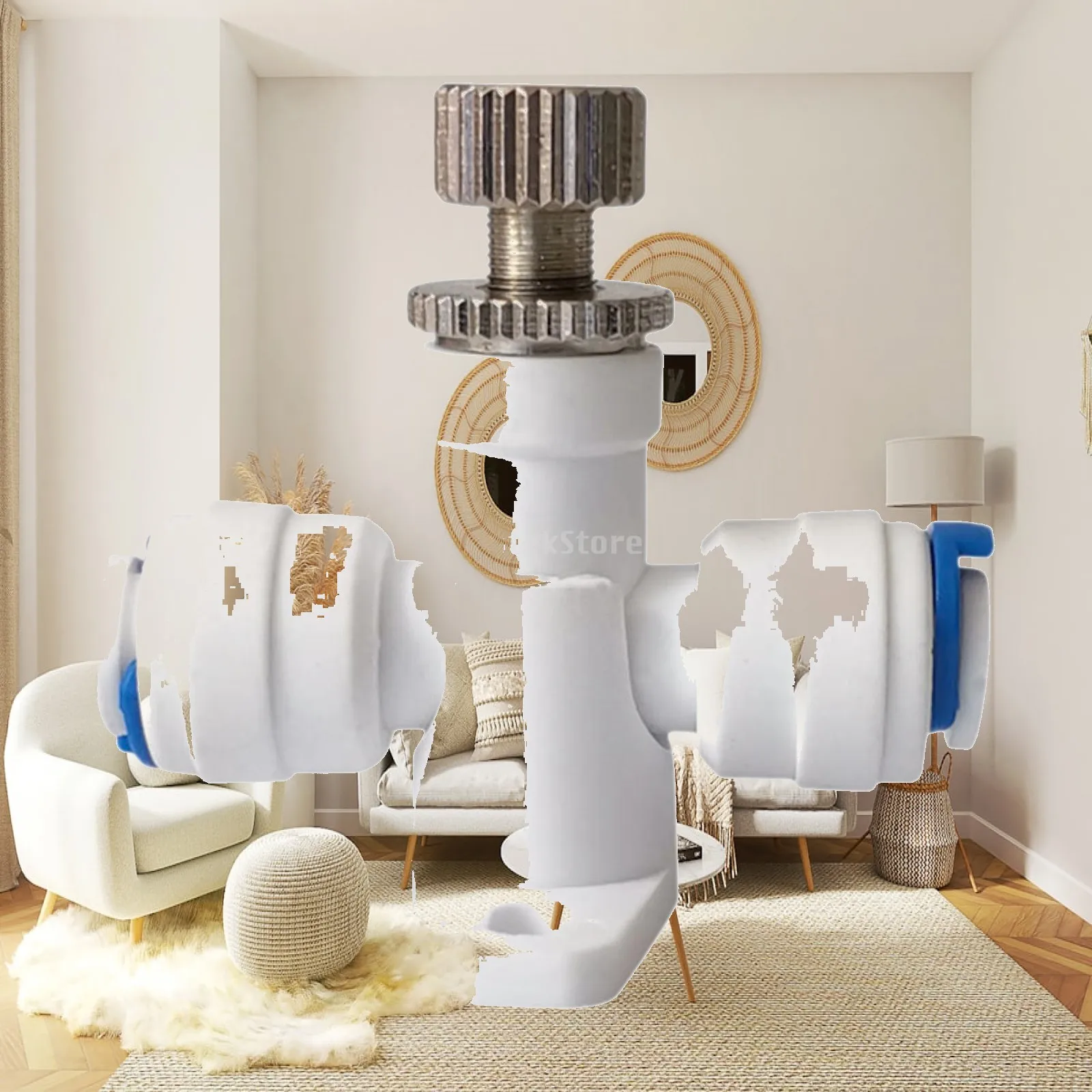 Water Purifier Pressure Regulator Valve Waterflow Control Connector PP Material for Reverse Osmosis Filter System Household Tube