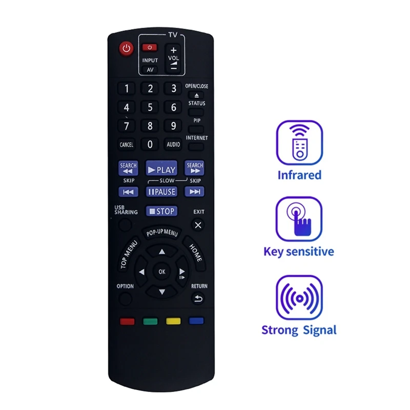 DT21 N2QAYB000959 Remote Control Replacement for Panasonic Blu-Ray Disc Player DMP-BDT360 DMP-BDT361 DMP-BDT460
