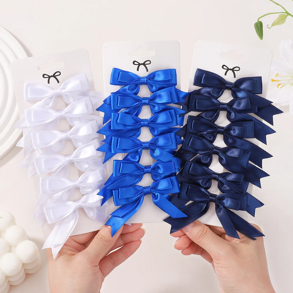 กิ๊บติดผมโบว์สองชั้น 2 ชิ้น สำหรับเด็กผู้หญิง คุณภาพสูง ริบบิ้นกิ๊บหนีบผม เครื่องประดับผมเด็ก ปิ่นปักผม