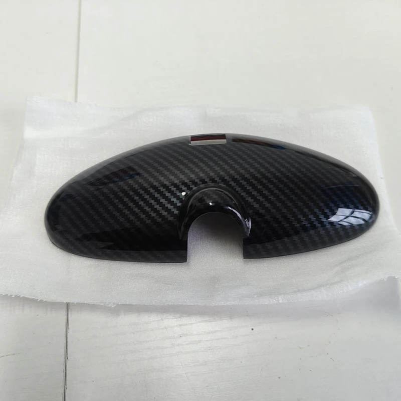 Car Interior Mirror Decorative Frame For Smart 451 Fortwo Carbon Style Interiors Interior Mirror Conversion Accessories