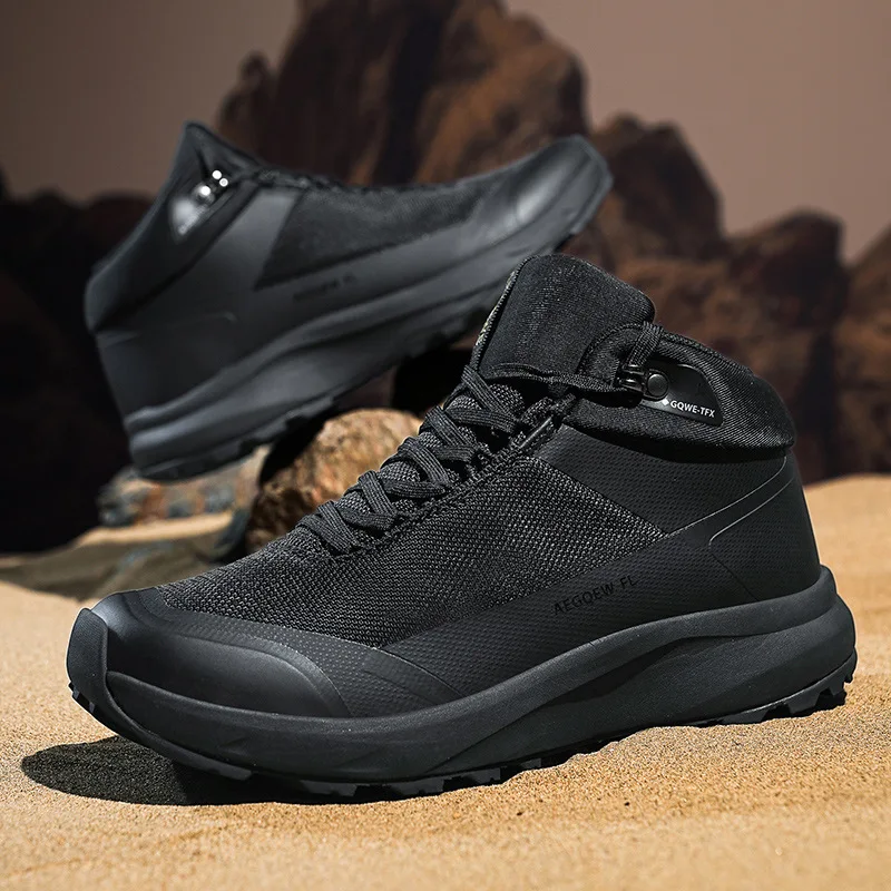รองเท้าเดินป่า MERRTO สำหรับผู้ชาย รองเท้าปีนเขา ตั้งแคมป์ ล่าสัตว์ รองเท้าบูทเดินป่า รองเท้าผ้าใบผู้หญิง รองเท้าเดินป่าแบบครอสคันทรี