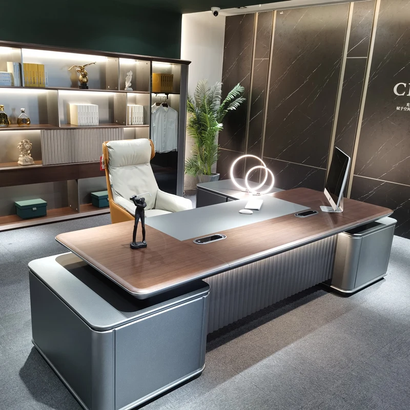 Organizzatore Scrivania da ufficio moderna Combinazione di stoccaggio minimalista Disponibile Scrivanie per computer Creatività Mobili Escritorio europei