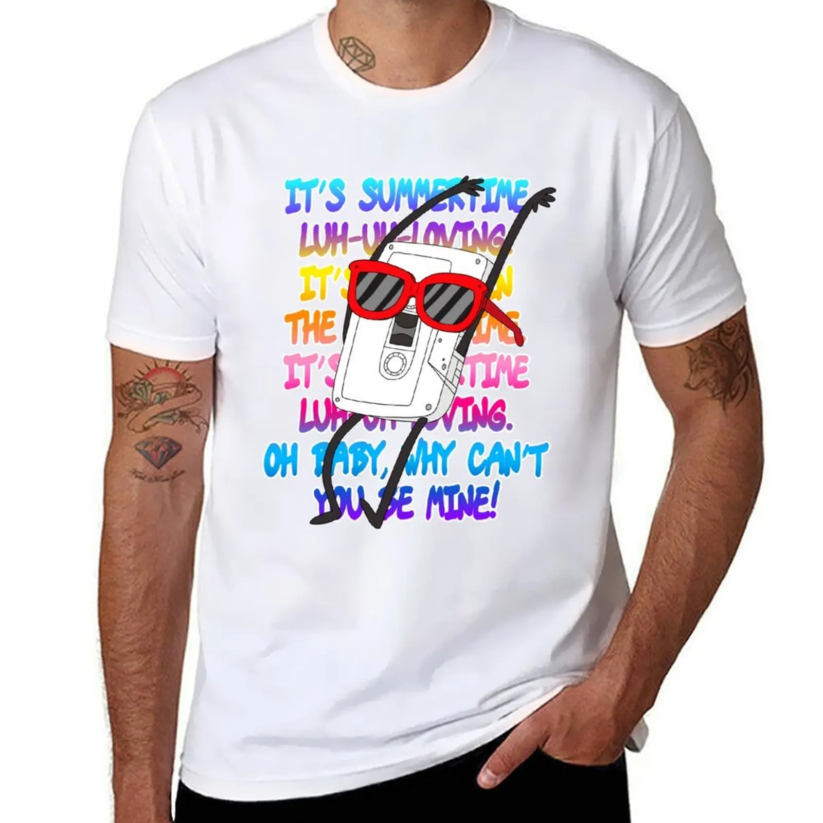 

Regular Shirt Summertime Loving T-Shirt man t shirts cotton cotton t shirt pack T-Shirt