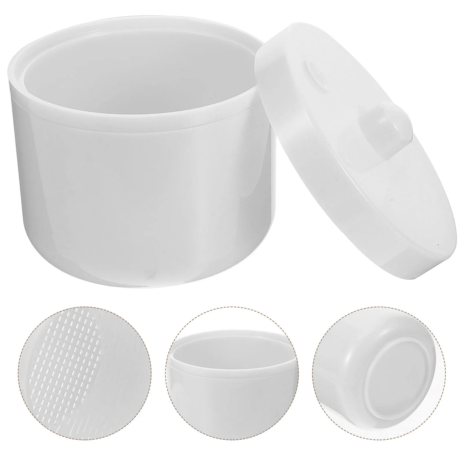 Ferramenta de manicure caixa de limpeza resistente plástico ferramenta da arte do prego bandeja mais limpa para salão de beleza uso doméstico tigela de imersão para pinças pequena