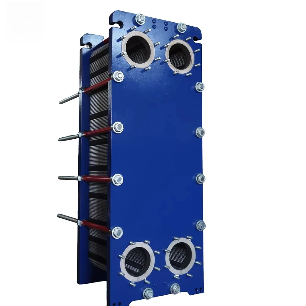 Efficient Heat Transfer Compact 316 Steel Plate Heat Exchanger Pump Engine Oil Cooler Systems