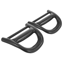 Manija de carrito de compras, piezas de repuesto, manillar de envoltura de carrito de transporte, plegable de plástico, 2 uds.