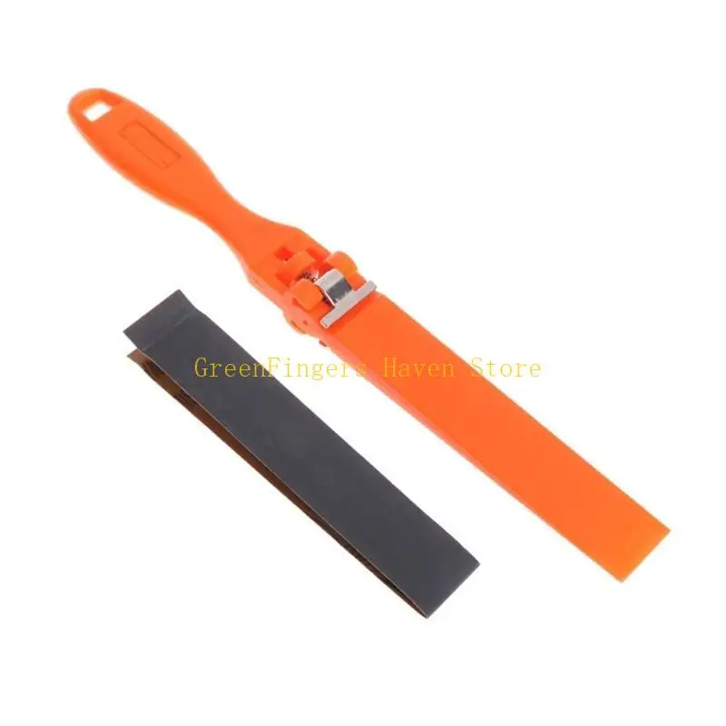 F68D Manual Plastic Sand Paper Clip Rold Bar Rods เครื่องมือขัดเงาเครื่องมือขัดเงา