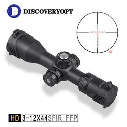 Discovery HD 3-12X44SFIR Kompaktes Zielfernrohr Erstes Brennebene Zielfernrohr Beleuchtetes Visier Für Schießjagd Armeegebrauch