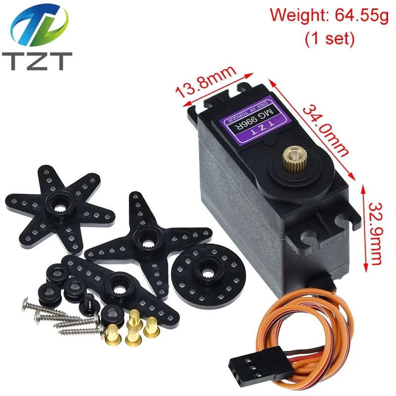 Hot Sale New Servos Digital Mg996r Mg996 Servo Metal Gear For Futaba Jr Car Rc Model Helicopter Boa