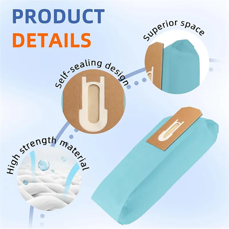 ABKR-9 Pack PK80009 Vacuum Replacement Spare Parts Cleaner Bags For Oreck XL XL2000 XL8000 XL9000 And Commercial Series