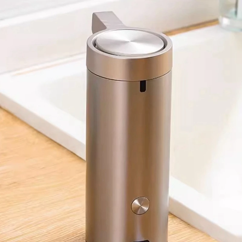 Stainless Automatic Liquid Soap Dispensers Kitchen Metal Lotion Bottle Touchless Induction Sensor Bathroom Accessories