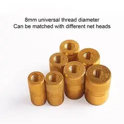 Fishing Dip Net Connector Indeformable Fishing Landing Net Connector Universal Fishing Rod Mount Net Adapter Accessories
