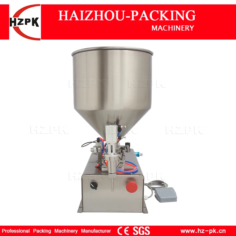 HZPK Small Volume Liquid and Paste Filling Machine Food Grade 304 Stainless Steel 3-20ml Packaging Ketchup Honey Cream Shampoo