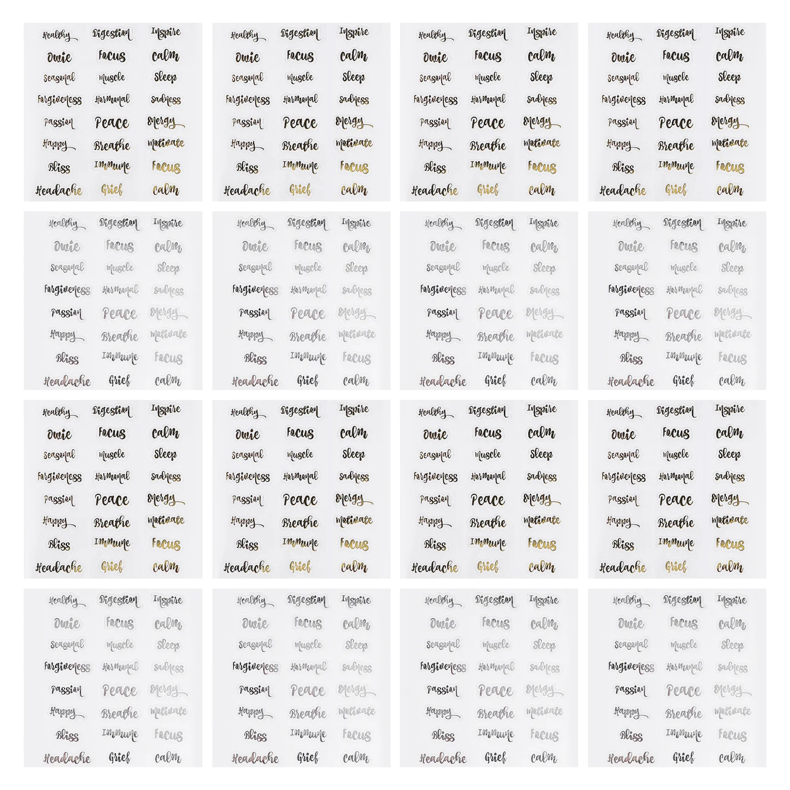 

18 Sheets Labels for Jars Mini Bottle Small Shower Essential Oil Perfume Stickers Toiletries