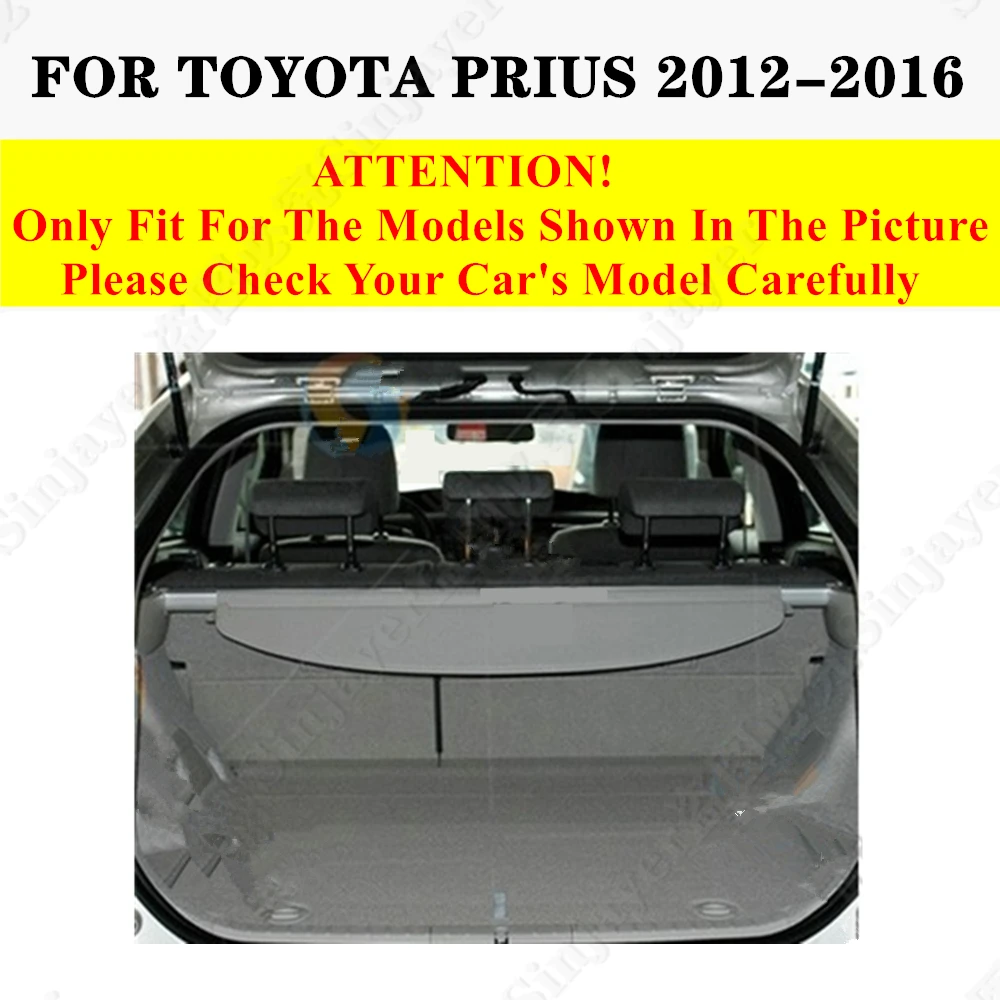 High Side Car Trunk Mat For Toyota Prius 2016 2015 2014 2013 2012 XPE Leather Tail Boot Tray luggage Pad Rear Cargo Liner Carpet