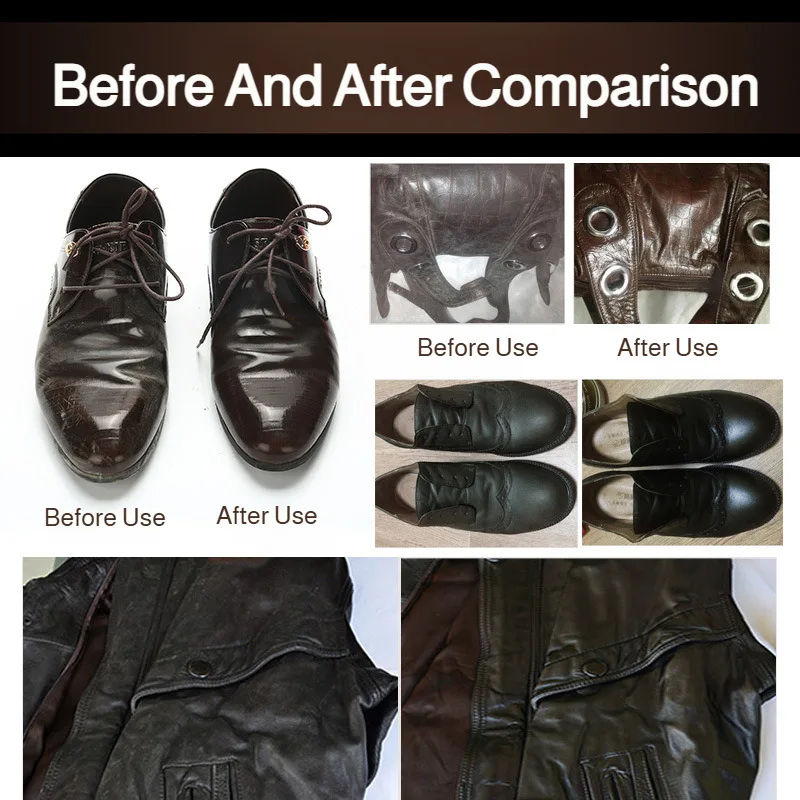 Leather Care Wax Repairs Scratches Cracks Removes Stubborn Dirt Prevents Cracking Leather Refurbishment Polishing Paste - view 4