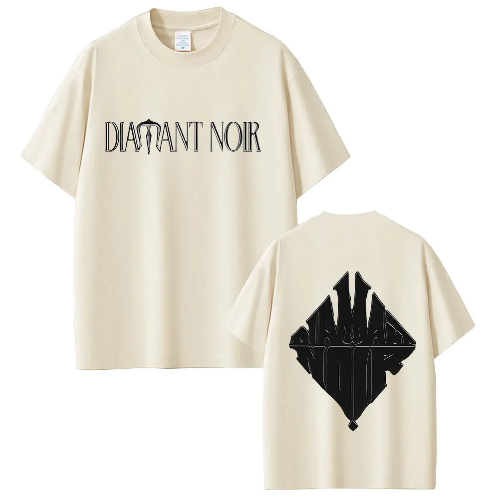 

Rapper WeRenoi Diamant Noir Graphic T-shirt Men Women Hip Hop Fashion Pop Music T-shirts Male Casual Vintage Oversized T Shirt