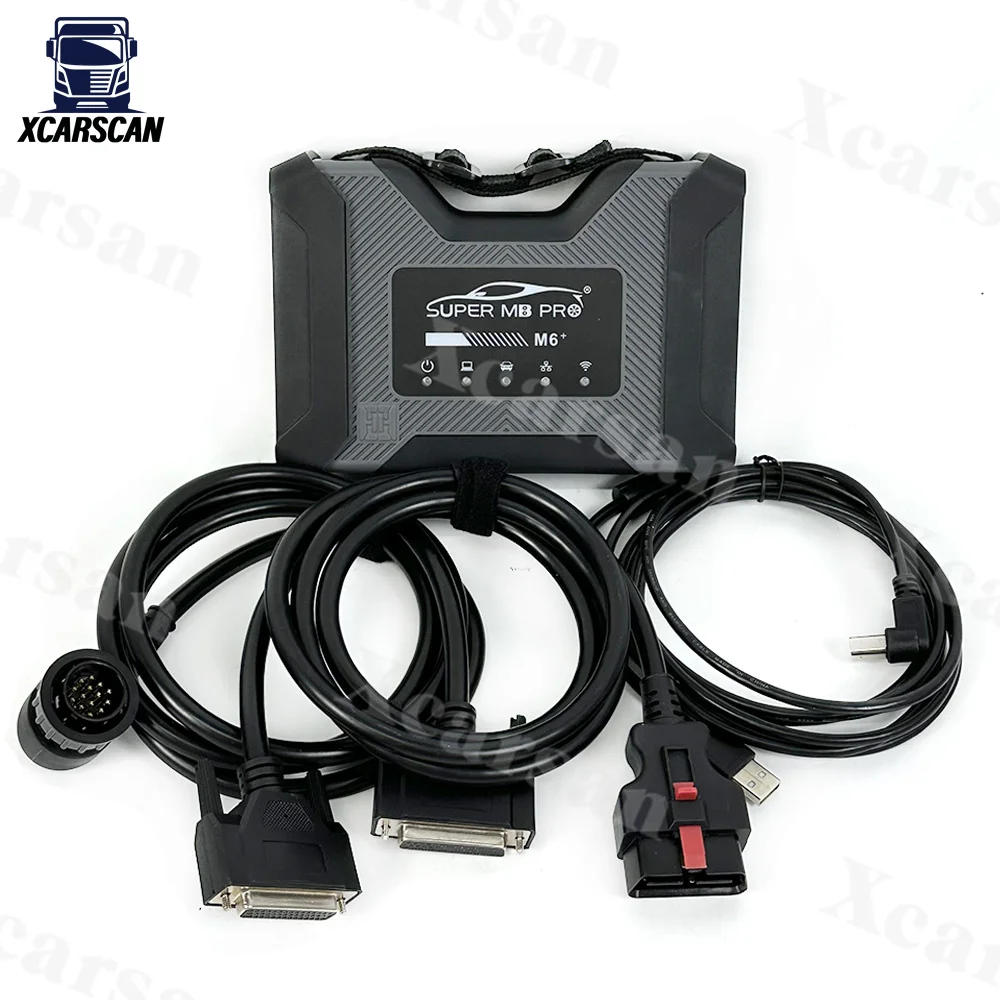 NEW Super MB PRO M6+ WiFi DOIP Connect MB Star M6 XENTRY Software Work on Both Cars and Trucks Main Test diagnosis tool