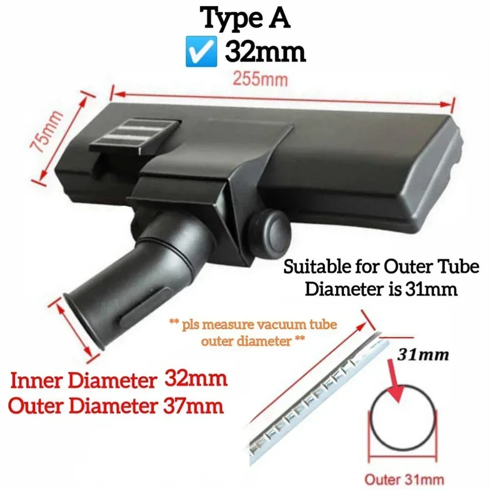 1 Set Vacuum Cleaner Brush Nozzle Head Roller For Elba For Elextrolux Vacuum Cleaner Replacement