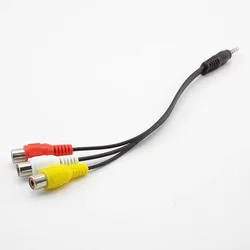3RCA female 3.5mm male Jack Plug Male to 3 RCA Adapter Cable connector extension 3.5 to 3 RCA female Audio Video AV Wire Cord