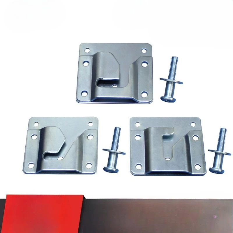 6Sets Sofa Sectional Connectors Heavy Duty Metal Interlocking Fasteners Modular Furniture Sofa Backrest Mounting Hardware