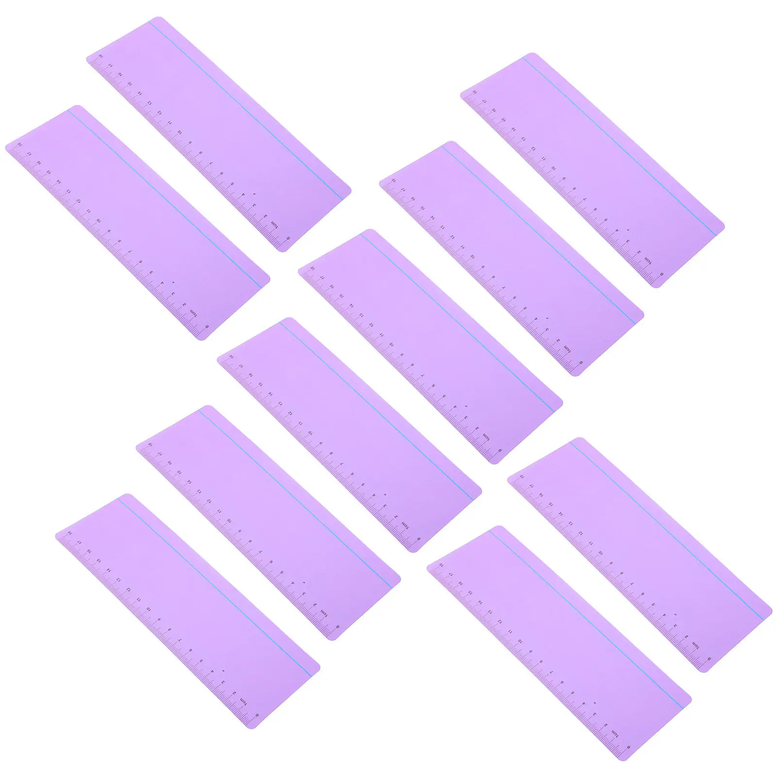 10Pcs Pet Reading Assistance Strips For Teacher Classroom Tools Scale Guided Line Tracking Bookmarks Dyslexia