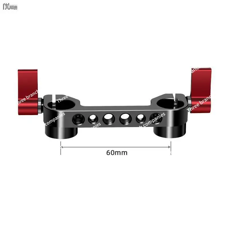 

15mm Diameter Double Hole Catheter Pipe Clamp Photography Camera Equipment Accessories SLR Camera Rabbit Cage Universal Bracket