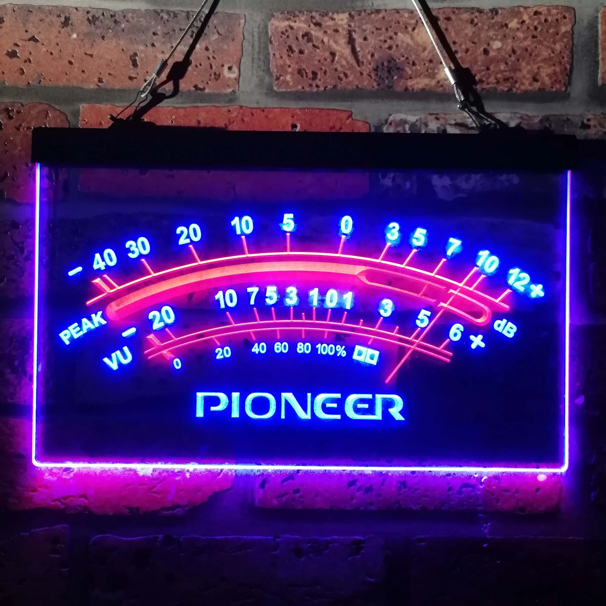 

Pioneer peak vu dB Studio Neon LED Sign
