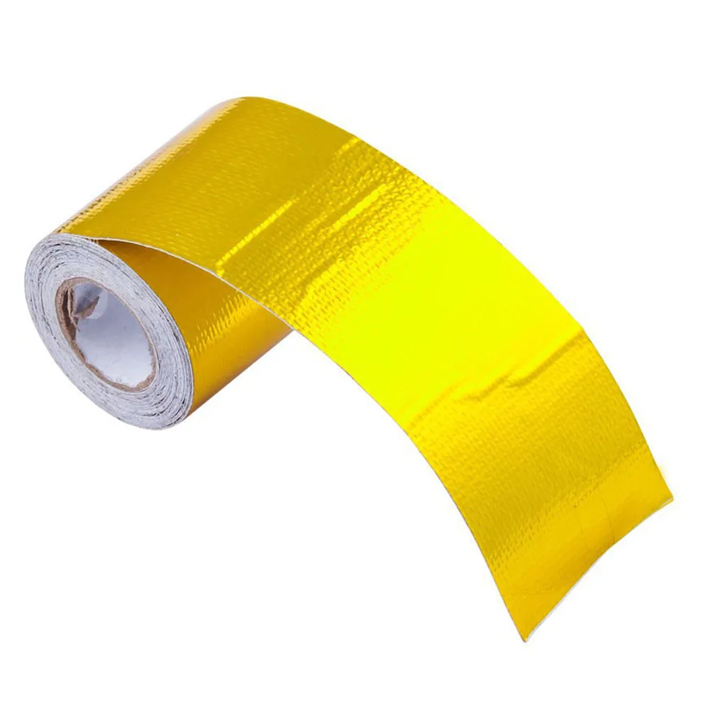 Automotive Thermal Insulation Tape for Exhaust with Aluminum Foil Layer Providing Heat Shielding and Flame Resistant Protection