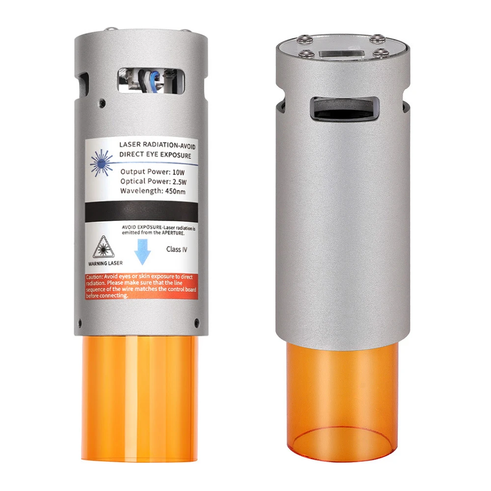 

Cylinder 10W20W40W laser is suitable for small engraving machine 3018pro fixed focus laser 450nm laser
