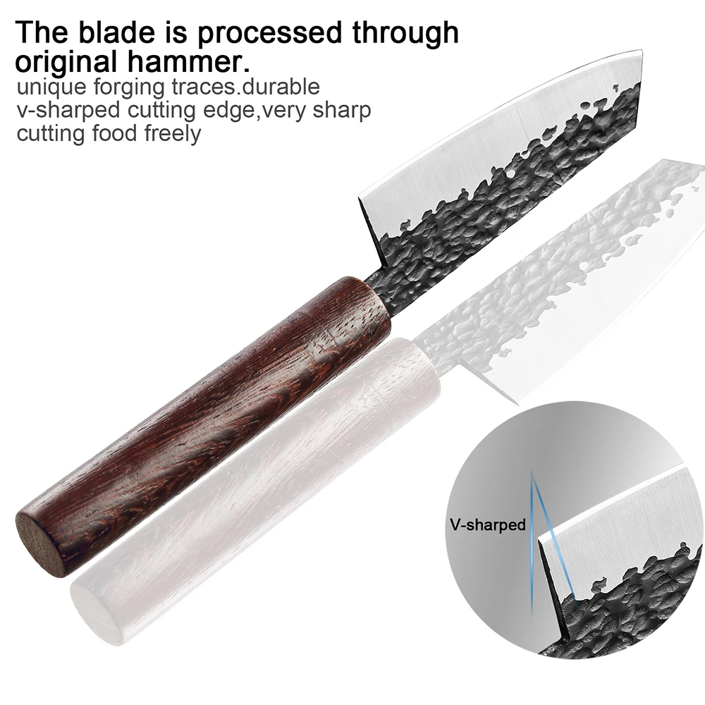 Professional Fish Killing Knife Fillet Knife High Carbon Steel Kitchen Boning Knife Portable Knife for Meat Fish Poultry Chicken