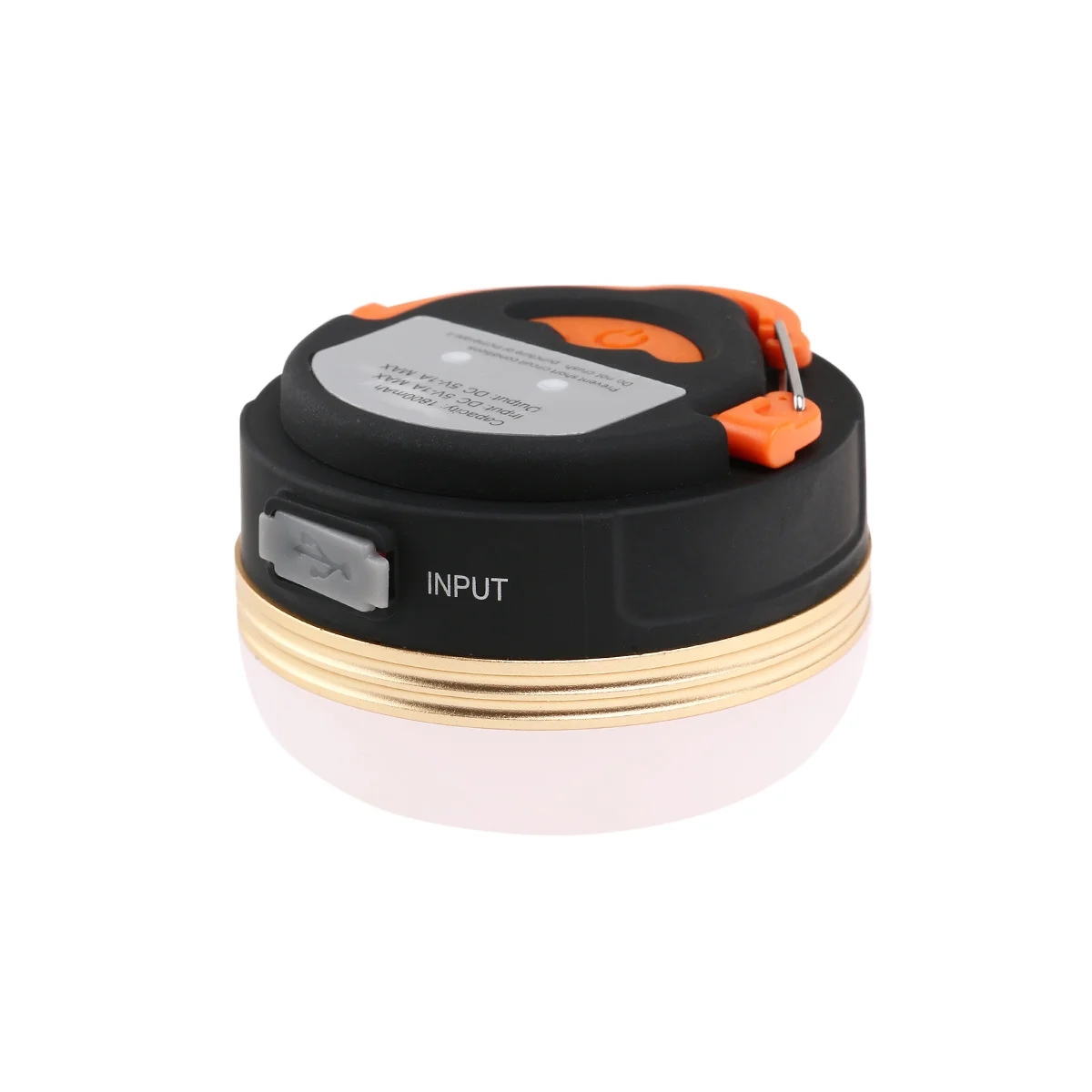 

Compact Waterproof Camping Light Rechargeable LED Lantern 70x70mm White 3 Modes with Hanging Hook Magnet for Outdoor Indoor Use