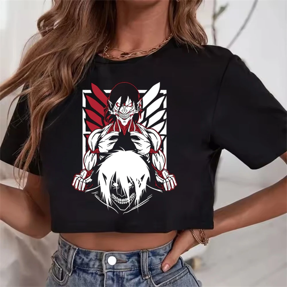 camiseta-cropped-attack-on-titanic-para-adolescentes-estilo-kawaii-moda-japonesa-e-coreana-fofa-cutecore-dollette-alternativa-emo